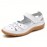 Women's Hollow Out Closed Toe Sandals, Summer Non-slip Cut-out Shoes, Casual Faux Leather Sandals