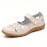 Women's Hollow Out Closed Toe Sandals, Summer Non-slip Cut-out Shoes, Casual Faux Leather Sandals