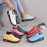 Women's Solid Color Flatform Shoes, Slip On Low-top Round Toe Non-slip Soft Rubber Sole Shoes, Casual Walking Shoes