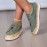 Women's Solid Color Casual Sneakers, Slip On Soft Sole Platform Walking Shoes, Breathable Low-top Loafers