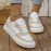Women's Colorblock Mesh Sneakers, Lace Up Low-top Round Toe Flatform Outdoor Shoes, Versatile Comfy Sporty Shoes