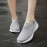 Women's Knitted Sock Shoes, Solid Color Breathable Low Top Slip On Shoes, Lightweight Walking & Running Gym Shoes