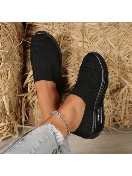 New Anti-Slip Air Cushion Running Sneakers, Breathable Slip-on Casual Shoes