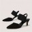 Women's Slingback High Heels, Fashion Pointed Toe Elastic Slip On Sandals, Comfy Banquet Dress Shoes