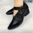 Women's Solid Color Trendy Shoes, Ankle Buckle Comfy Chunky Heel Daily Shoes, Versatile Point Toe Soft Sole Shoes