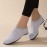 Casual Knitted Sock Slippers, Breathable & Comfortable Elastic Slip On Shoes, Lightweight Indoor Slippers