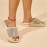 Women's Bowknot Platform Wedge Flip Flops, Solid Color Lightweight Open Toe Anti-skid Slides Shoes, Outdoor Beach Slippers