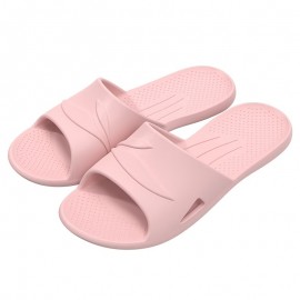 Solid Color Slides, Casual Slip On Soft Sole Pillow Slides, Lightweight Bathroom Home Slides